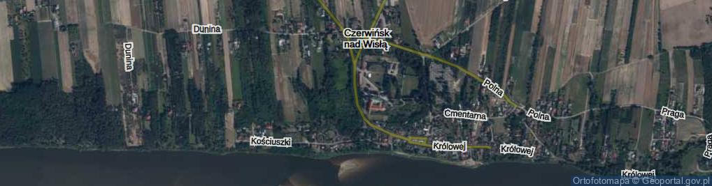 Zdjęcie satelitarne Klasztorna ul.
